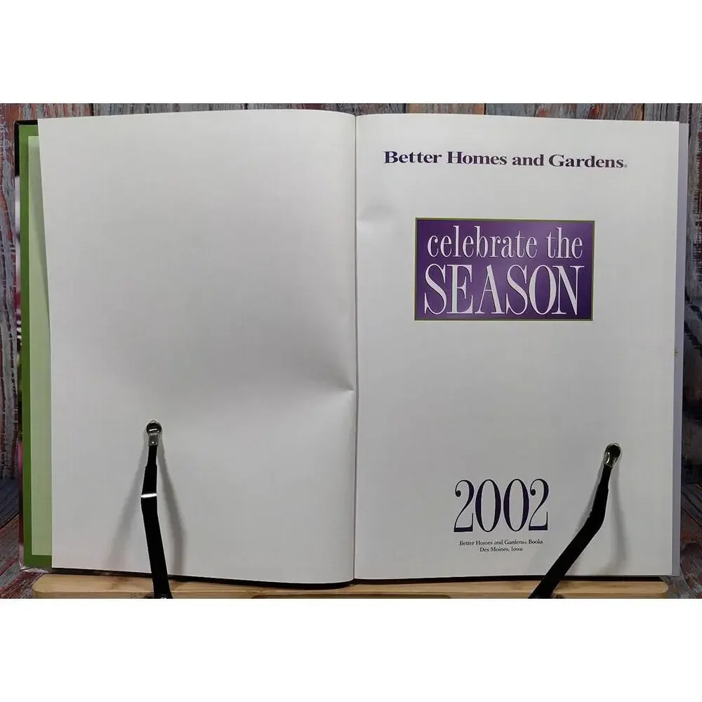 Celebrate the Season 2002 Hardcover Book by Better‎ Homes and Gardens